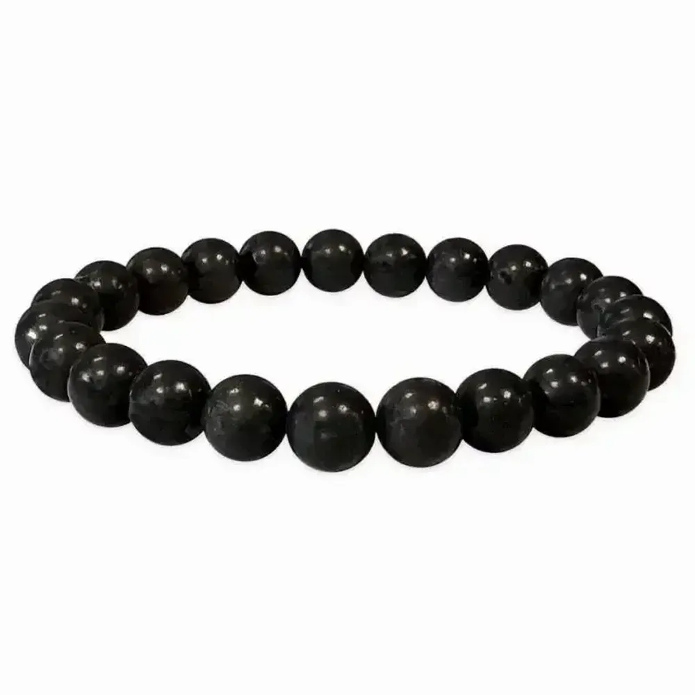 Bracelets - 8mm pearls Shungite A bracelet - ARABESK