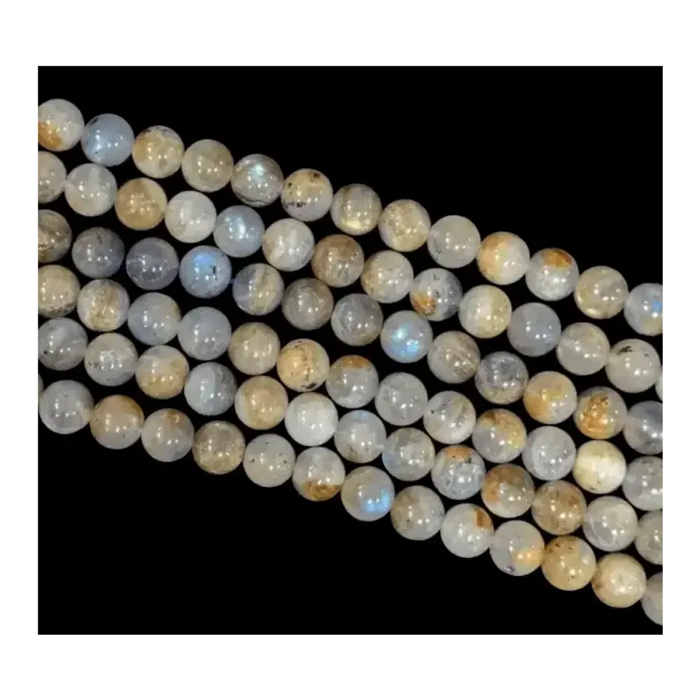 Bijoux - Perles Labradorite A 8mm sur fil 40cm - ARABESK