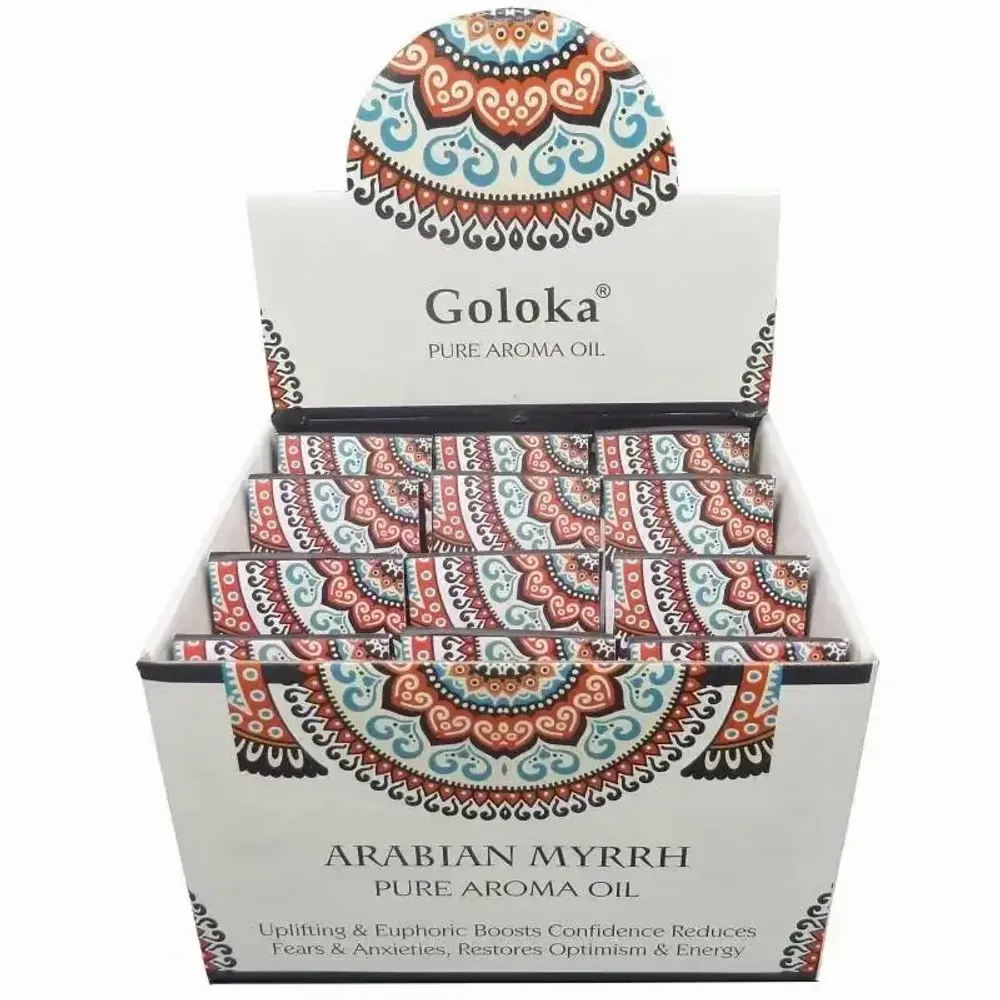 Scents - Perfmued Goloka myrrh oil 10mL x 12 - ARABESK