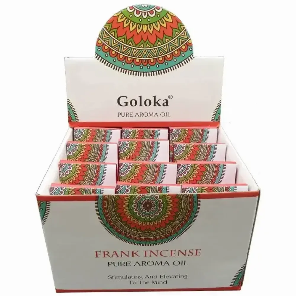 Scents - Perfumed Goloka Frankincense oil 10mL 12pcs - ARABESK