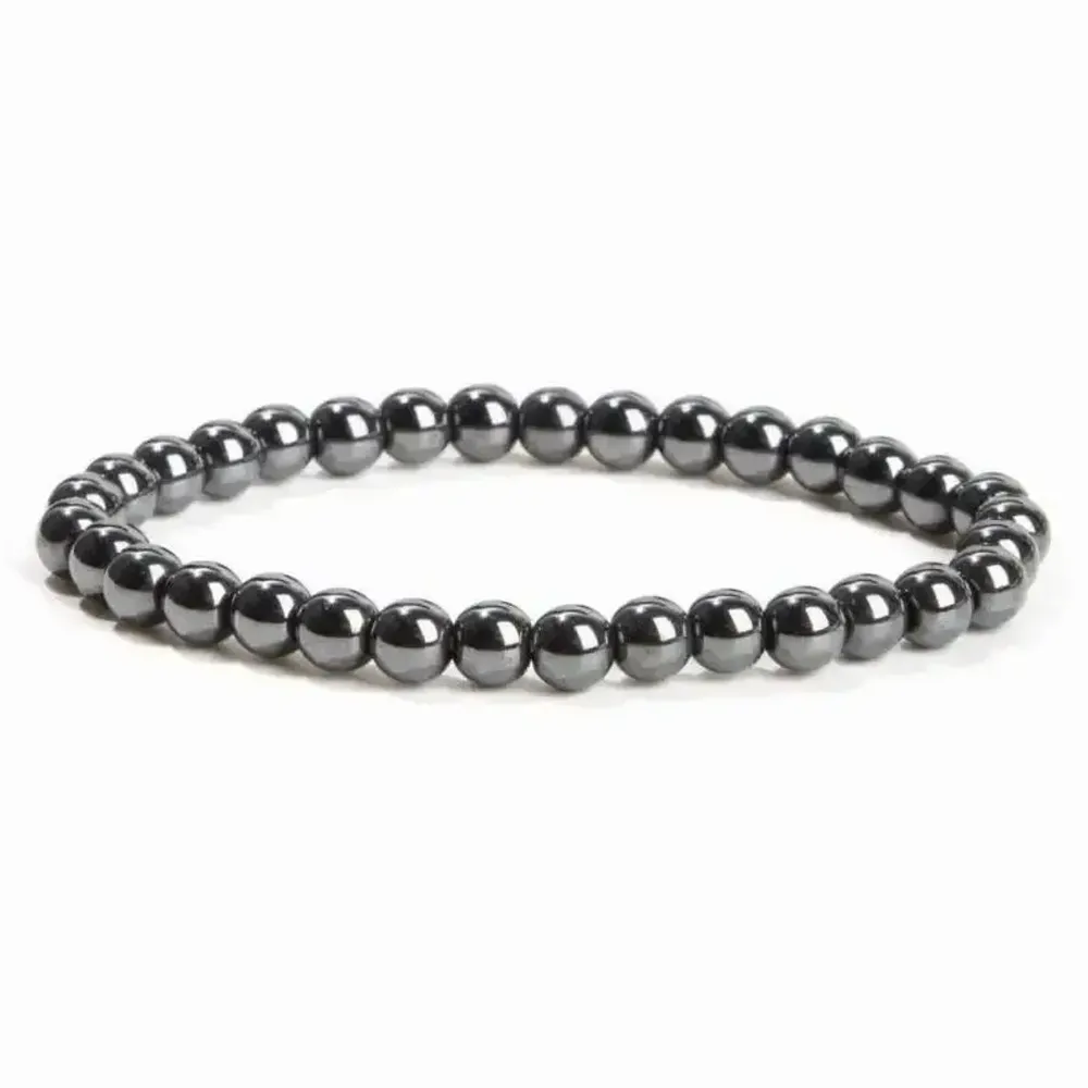 Bracelets - Bracelet Hematite perles 6mm - ARABESK