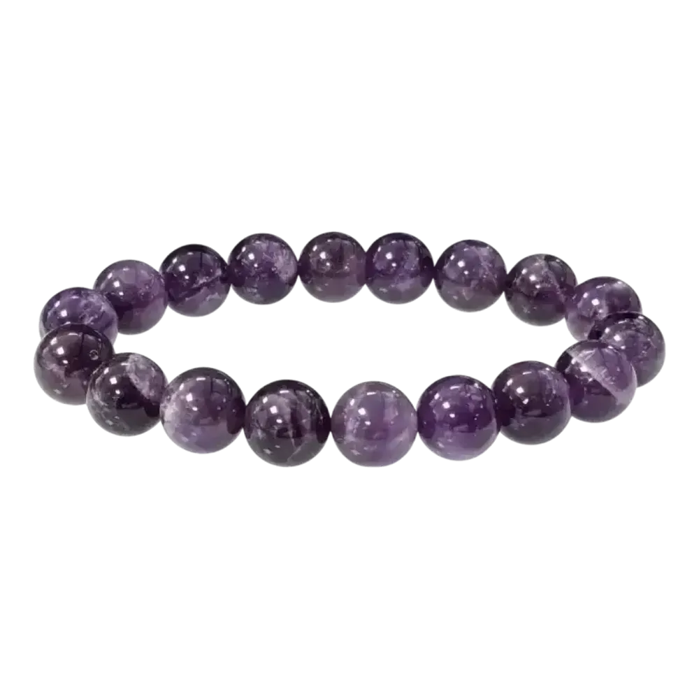 Bracelets - Bracelet Amethyste perles 10mm - ARABESK
