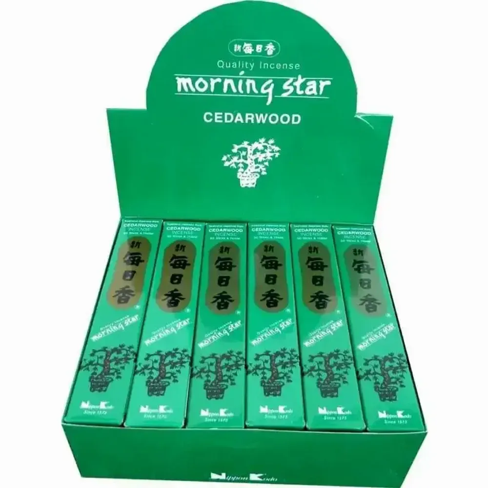 Senteurs - Encens japonais morning star cèdre paquet de 50 batonnets - ARABESK