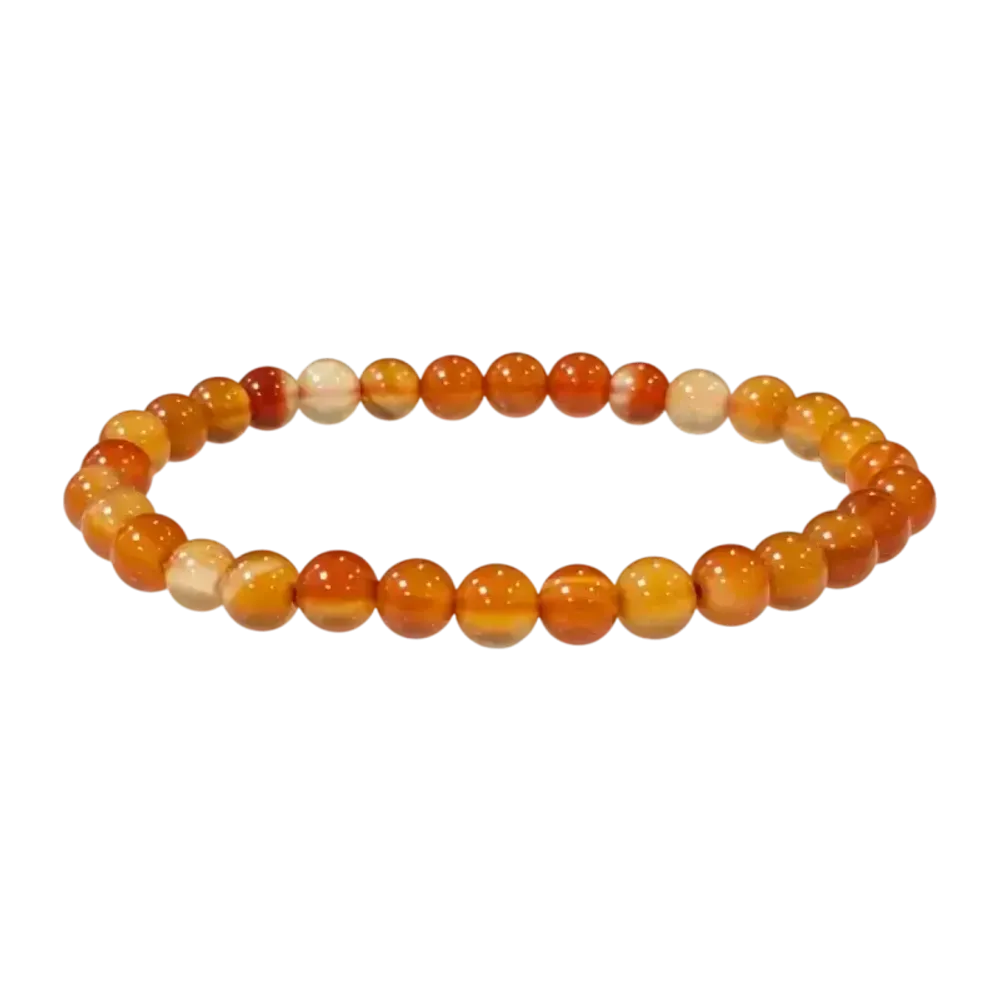 Bracelets - Bracelet Cornaline A perles 6mm - ARABESK