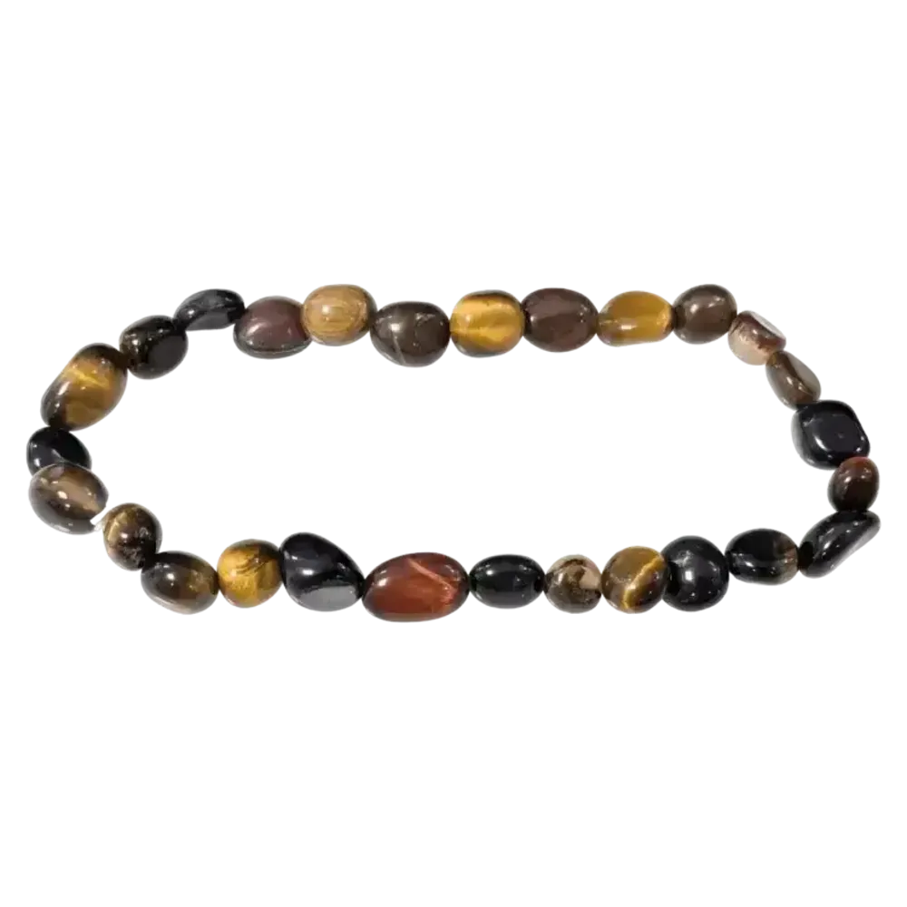 Bracelets - Multi tiger eye A tumbled stones bracelet - ARABESK