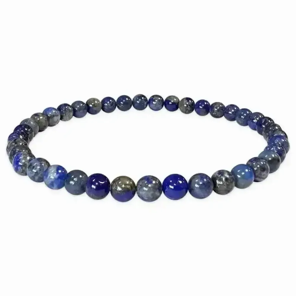 Bracelets - Lapis Lazuli bracelet with 3.5-4.5mm beads - ARABESK