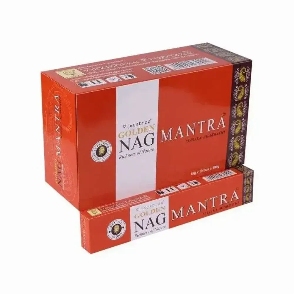 Scents - Vijayshree Golden Nag Mantra incense 15g - ARABESK