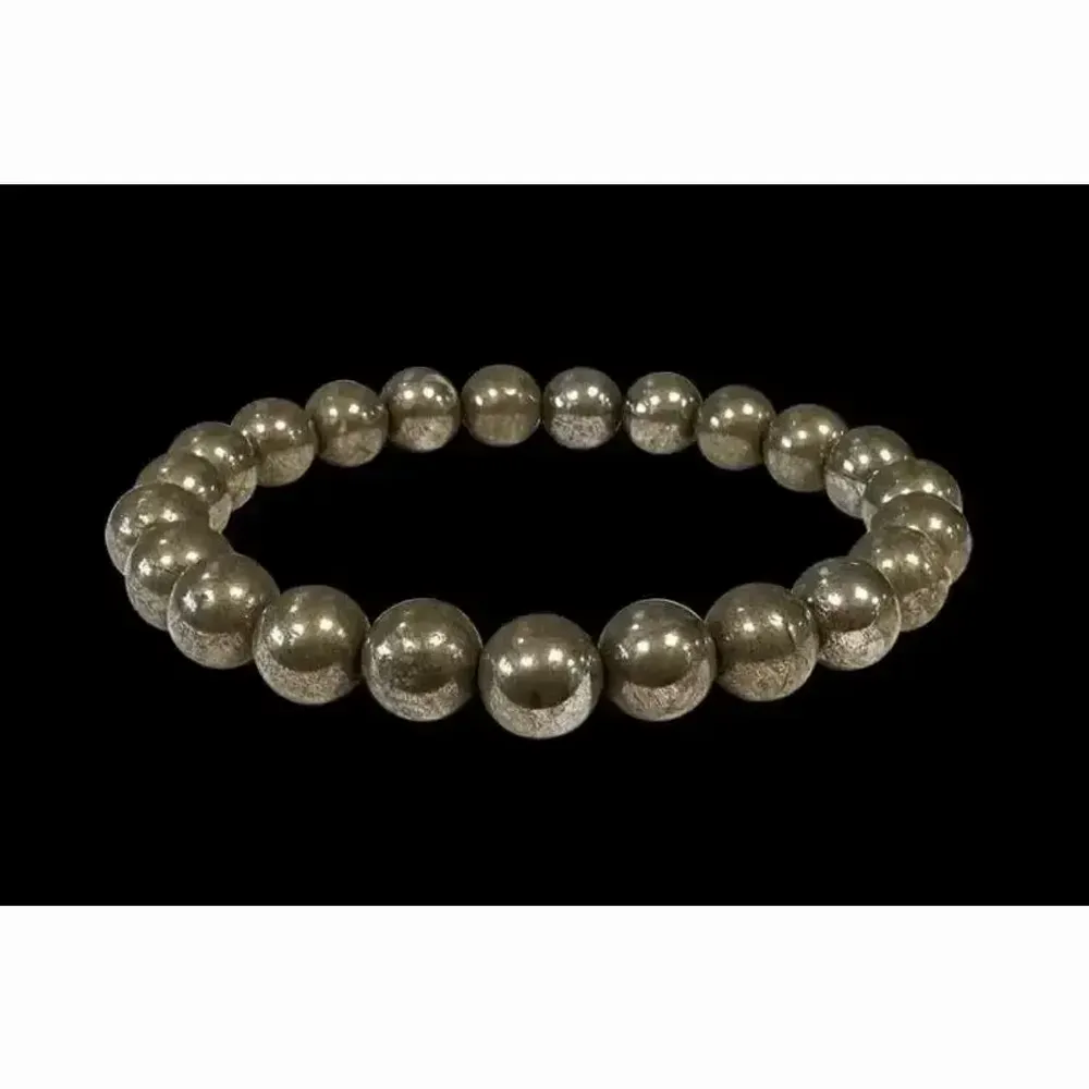 Bracelets - Bracelet Pyrite A perles 8mm - ARABESK