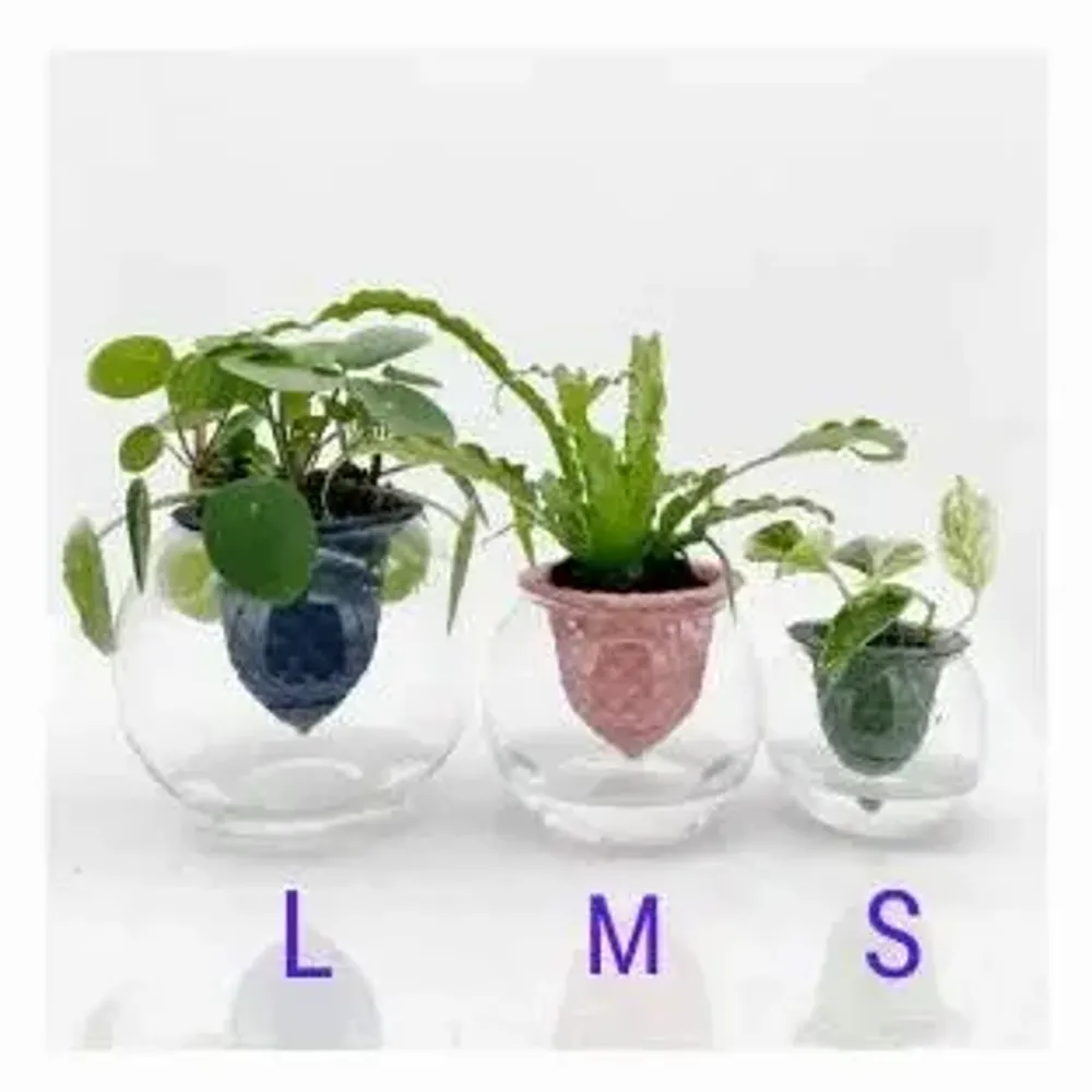 Vases - Clay pot - PIANO B - 3D self-irrigating design with glass for top - COMMON PLACE