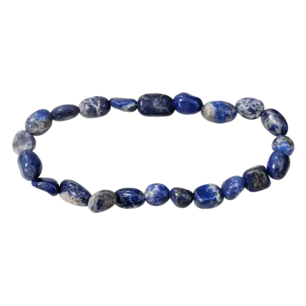 Bracelets - Bracelet Lapis Lazuli A pierres roulées - ARABESK