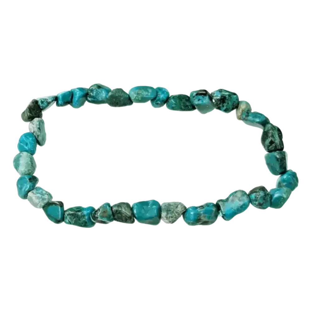 Bracelets - Bracelet Chrysocolle A pierres roulées - ARABESK