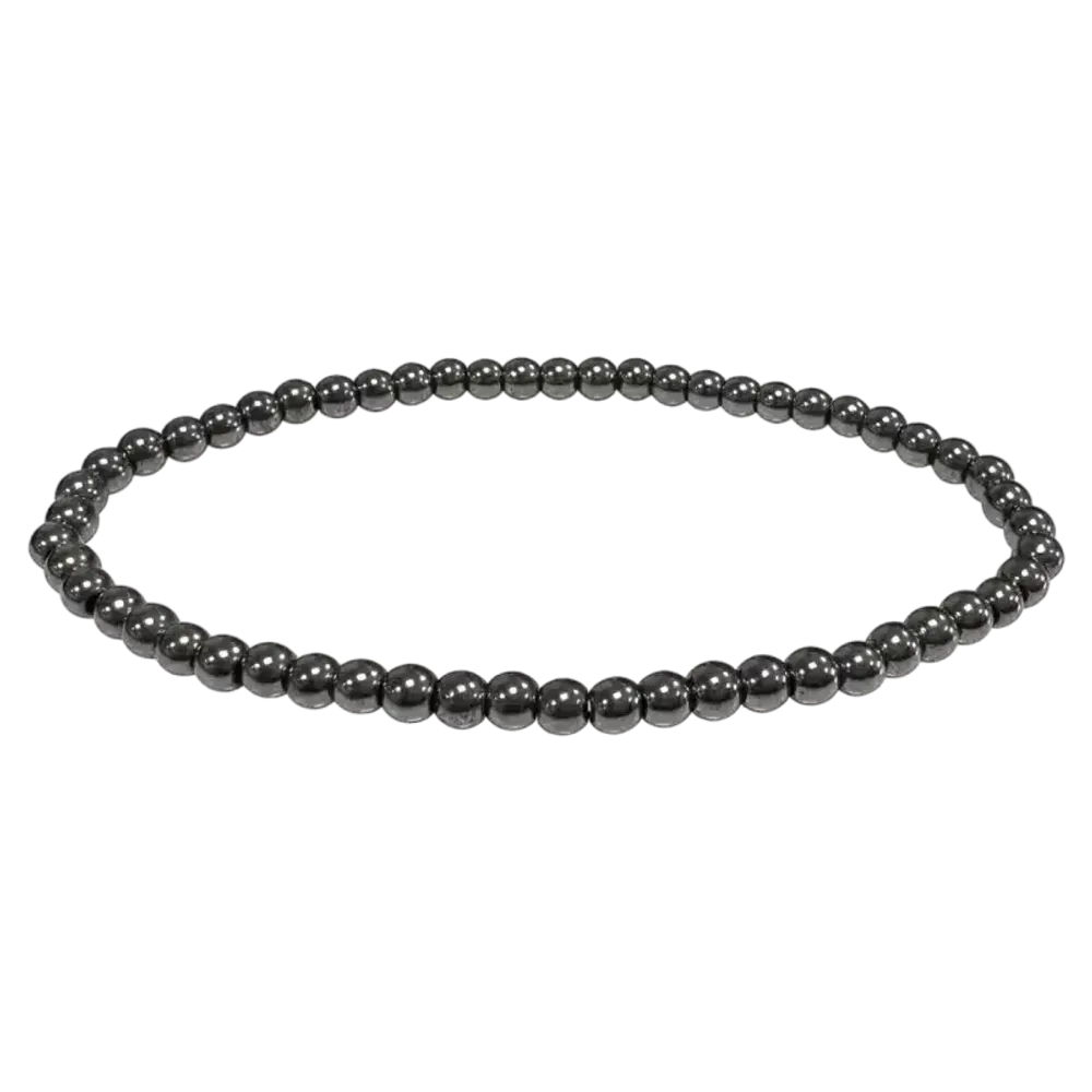 Bracelets - Hematite pearls brace 4mm - ARABESK