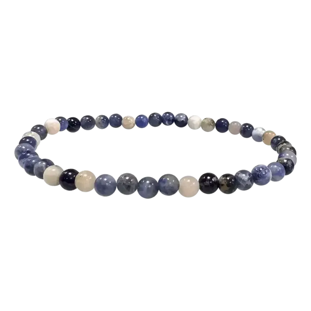 Bracelets - Bracelet Sodalite perles 4mm - ARABESK