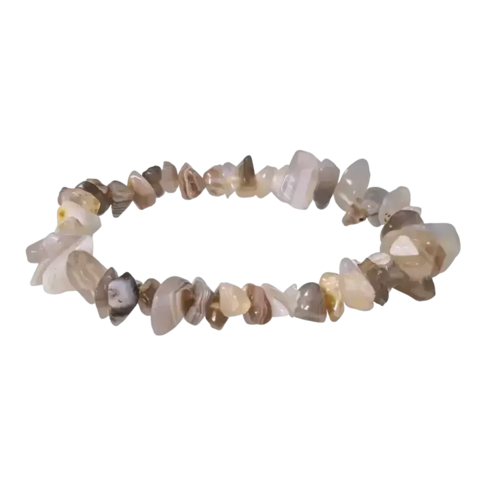 Bracelets - Bracelet Agate Botswana A chips 18cm - ARABESK