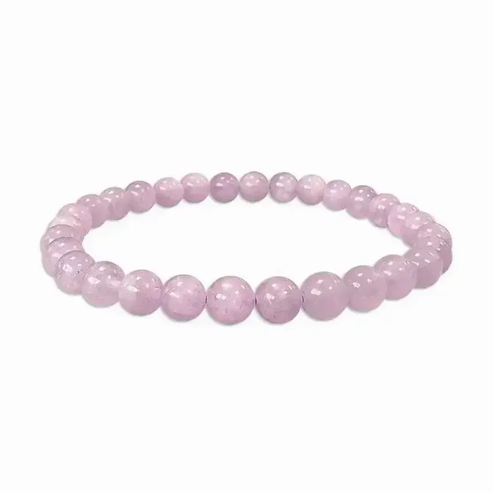 Bracelets - Kunzite bracelet AA beads 6-7mm - ARABESK