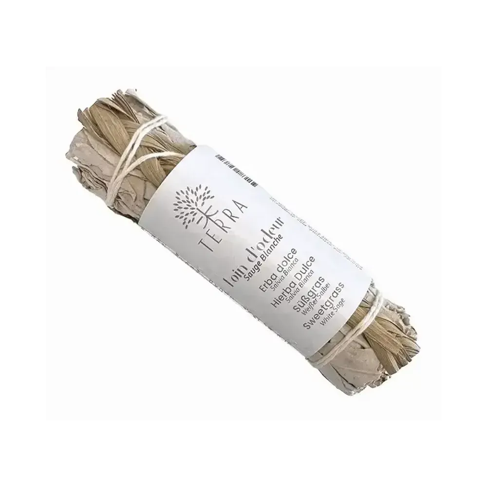 Senteurs - Sauge blanche californie & Sweet grass Foin d'odeur fagot 25-30g 10cm - ARABESK