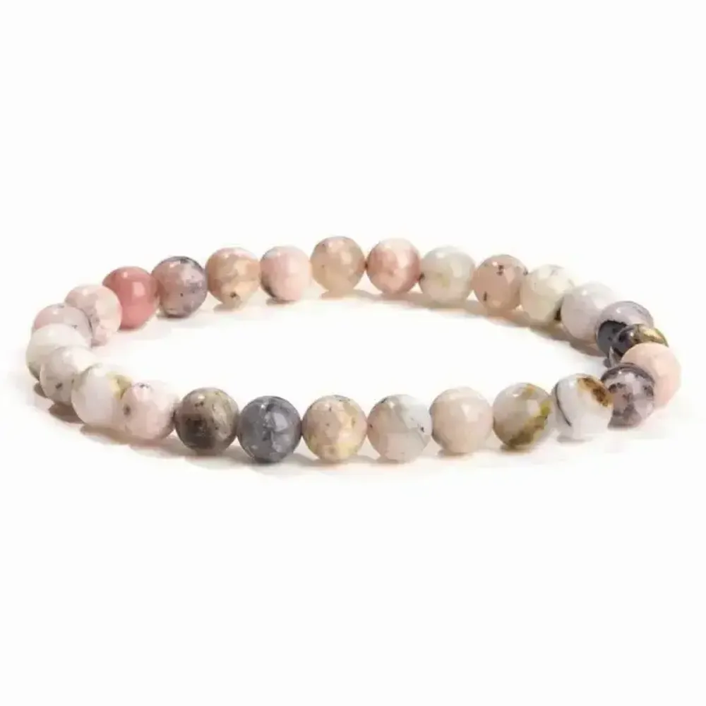 Bracelets - Bracelet Opale Rose perles 6mm - ARABESK