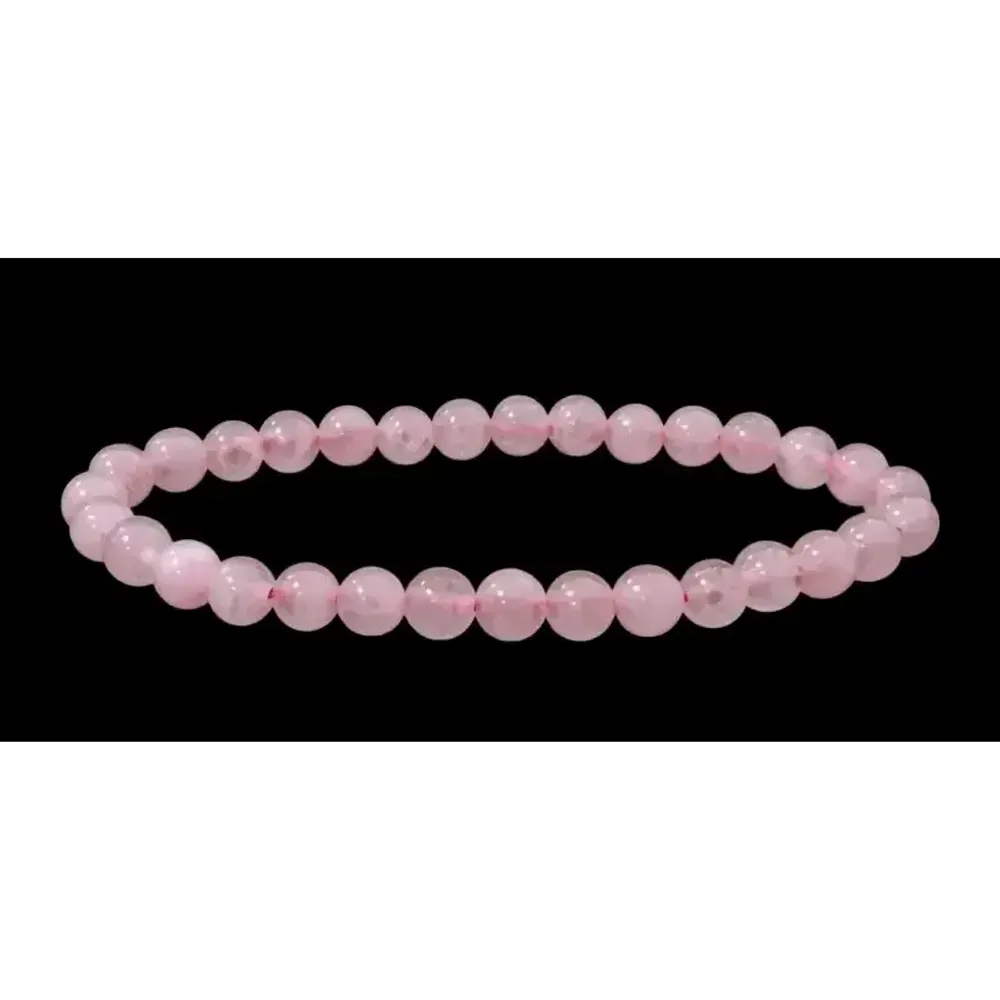 Bracelets - Bracelet Quartz Rose A perles 6mm - ARABESK
