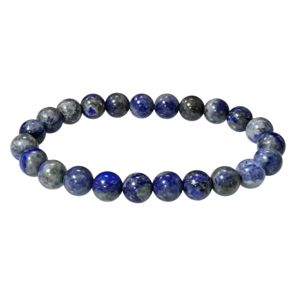 Bracelets - Bracelet Lapis Lazuli AB perles 8-9mm - ARABESK