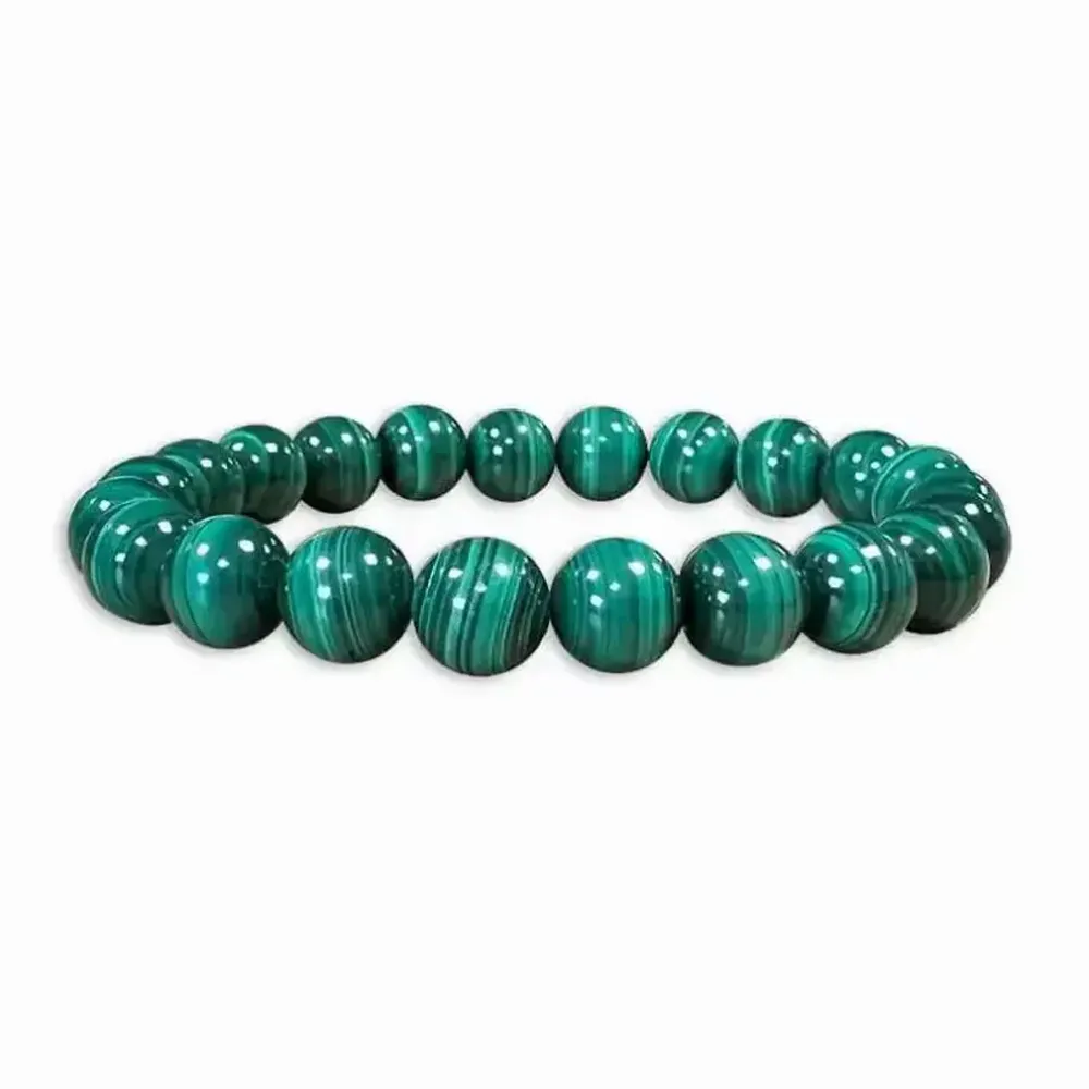 Bracelets - Bracelet Malachite A Foncée perles 8mm - ARABESK