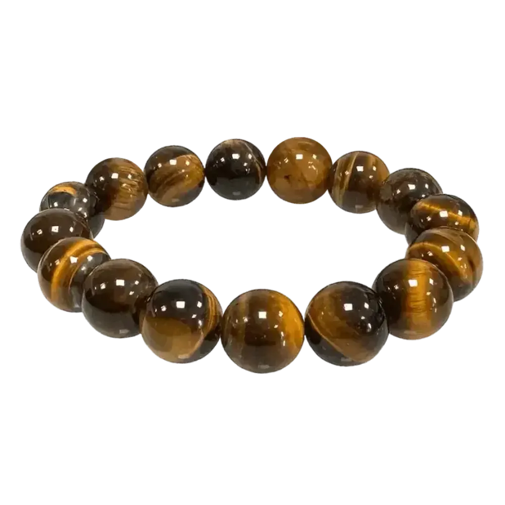 Bracelets - Bracelet oeil de tigre A perles 12mm - ARABESK