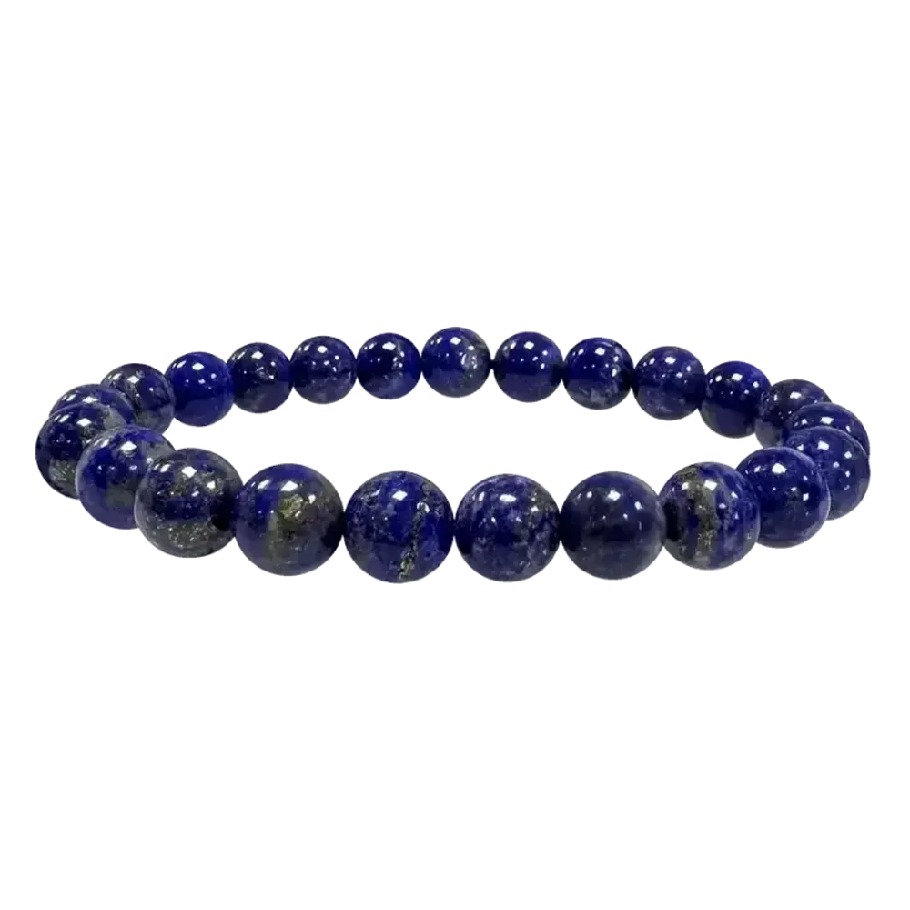 Bracelets - Bracelet Lapis Lazuli AA beads 8-9mm - ARABESK