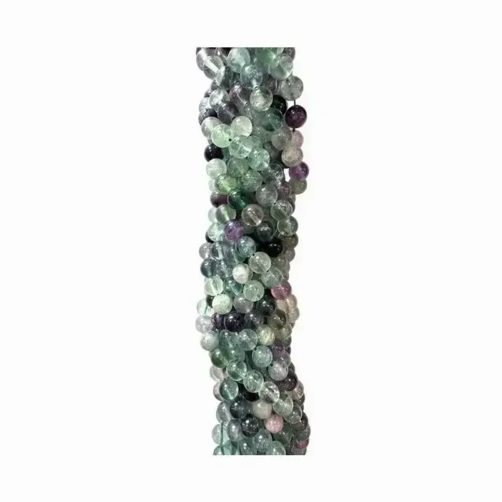 Jewelry - Fluorite A 6mm pearls on string - ARABESK