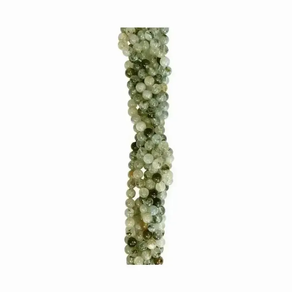 Bijoux - Prehnite A perles 8mm sur fil 40cm - ARABESK