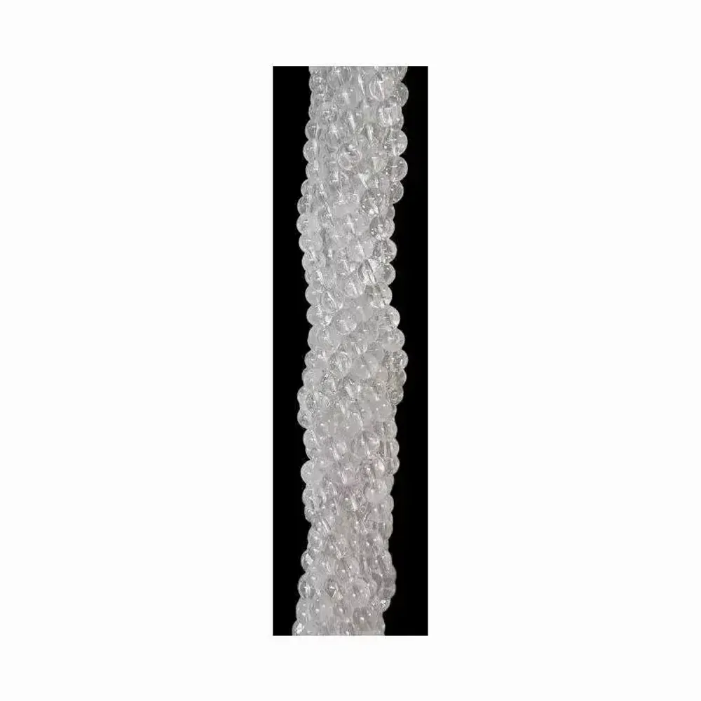 Bijoux - Cristal de roche perles 10mm sur fil 40cm - ARABESK