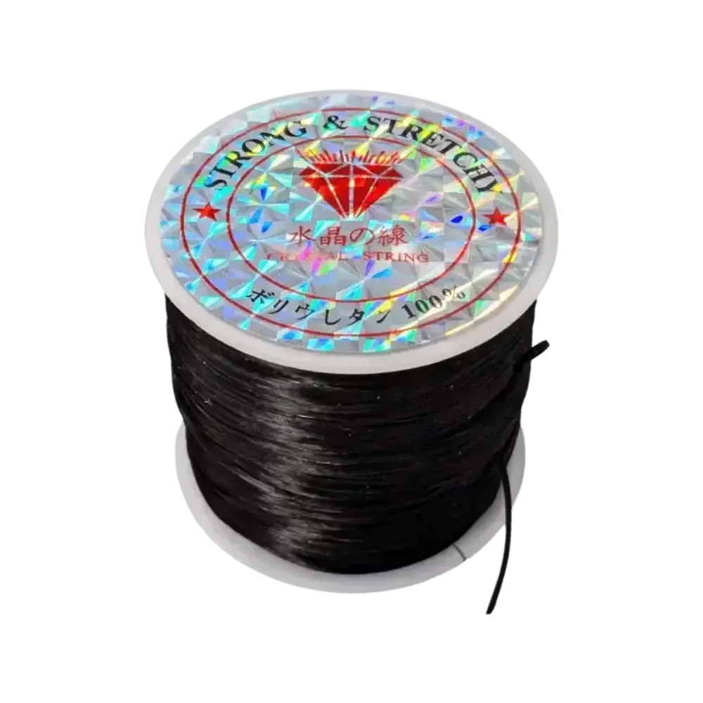 Jewelry - Flat Black elastic wire 50m - ARABESK