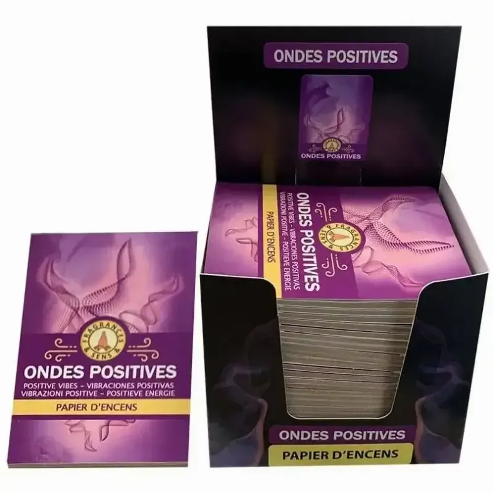 Senteurs - Papier d'encens Fragrances & Sens Positive Vibes x30 - ARABESK