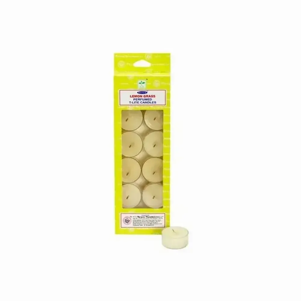 Senteurs - Set de 12 bougies parfumées chauffe plat Satya Lemon Grass - ARABESK
