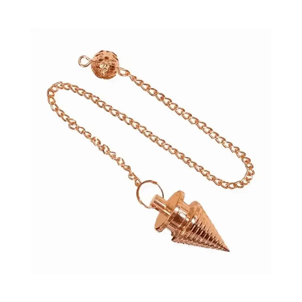 Bijoux - Pendule torsadée en cuivre - ARABESK