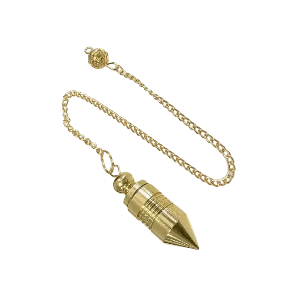 Bijoux - Pendule radiesthésie de guérison en cuivre avec réservoir - ARABESK