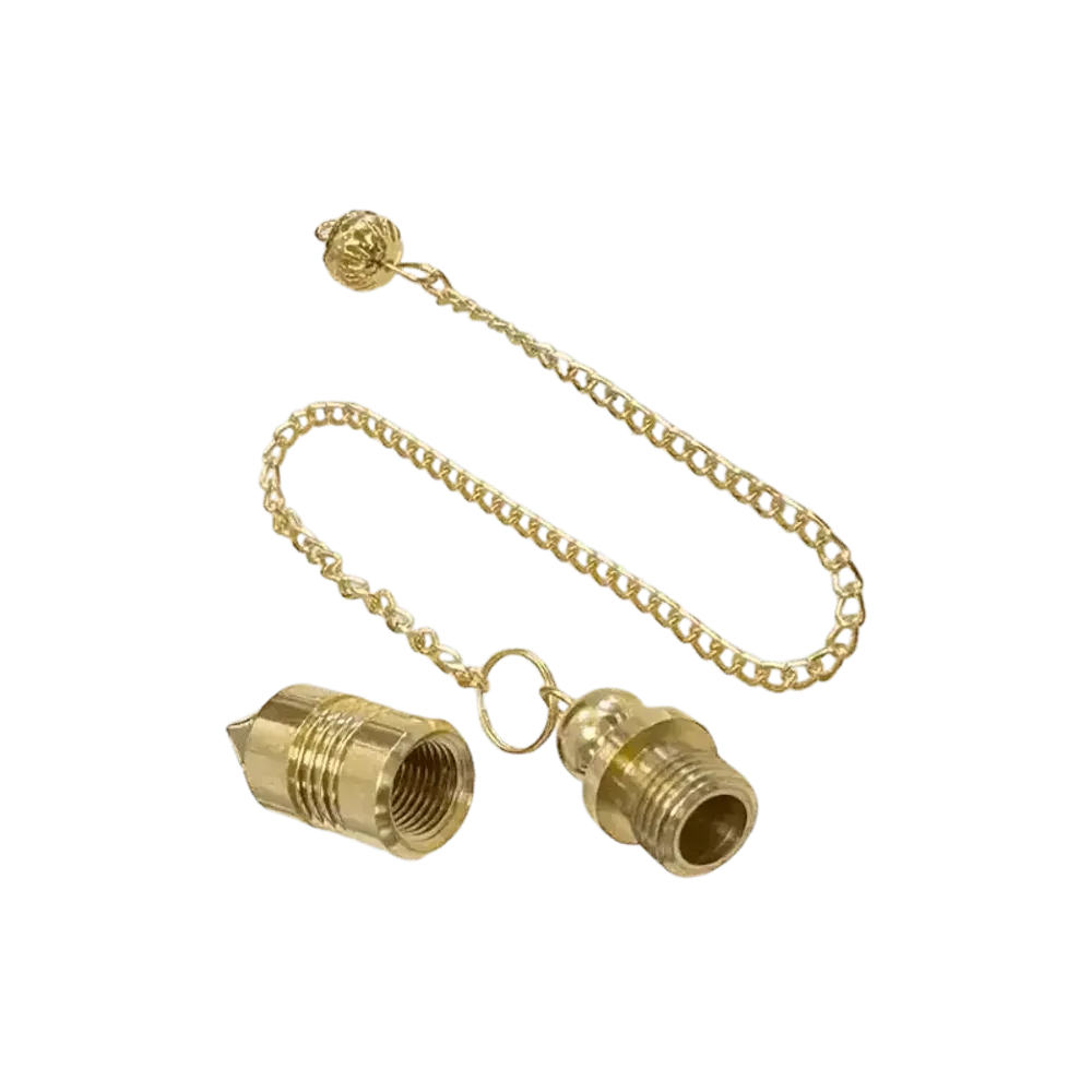 Bijoux - Pendule radiesthésie de guérison en cuivre avec réservoir - ARABESK