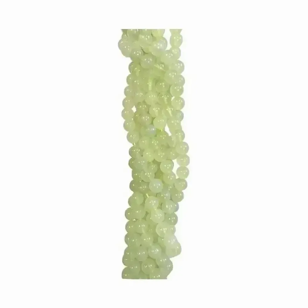 Bijoux - Jade de Chine A perles 6mm sur fil 40cm - ARABESK
