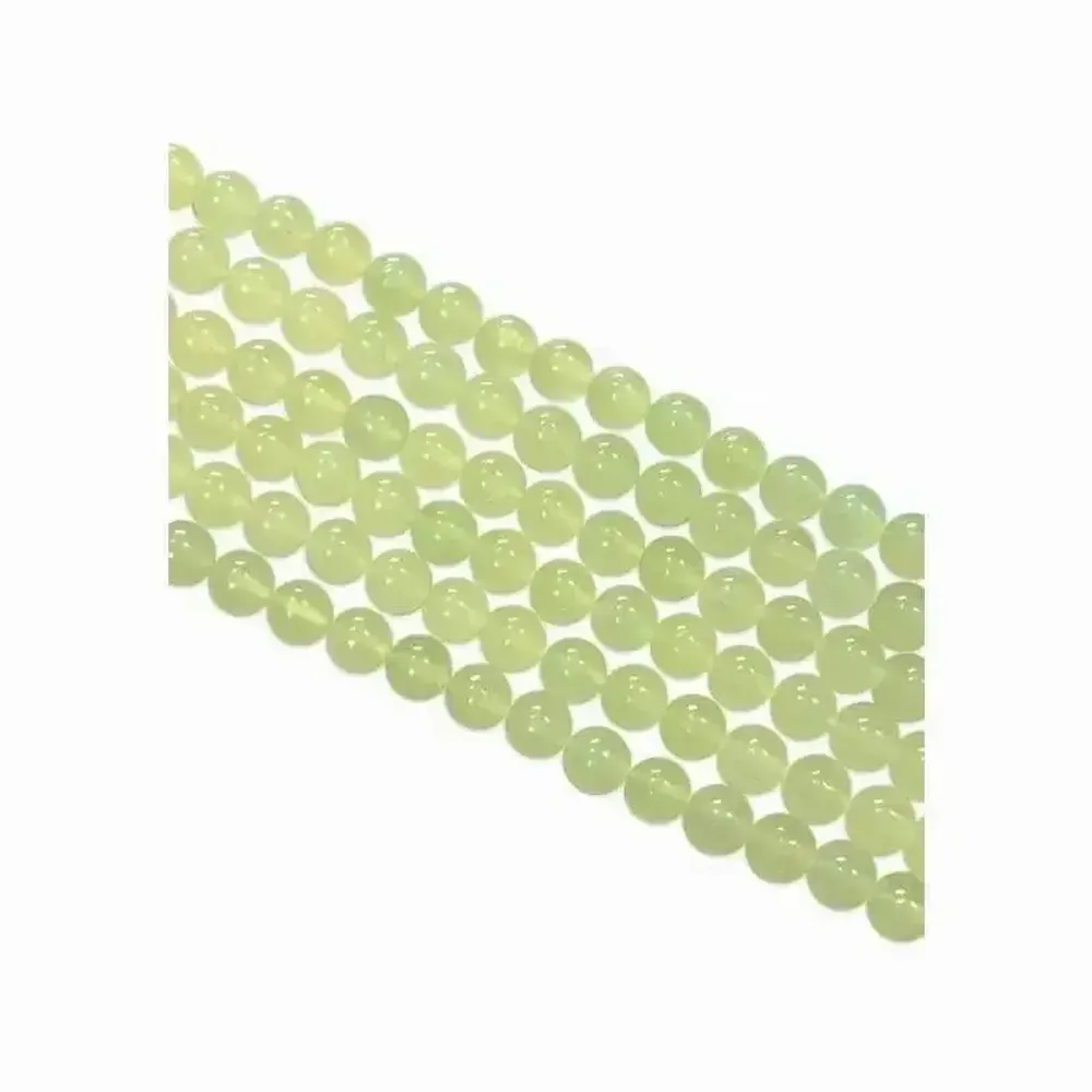 Bijoux - Jade de Chine A perles 6mm sur fil 40cm - ARABESK