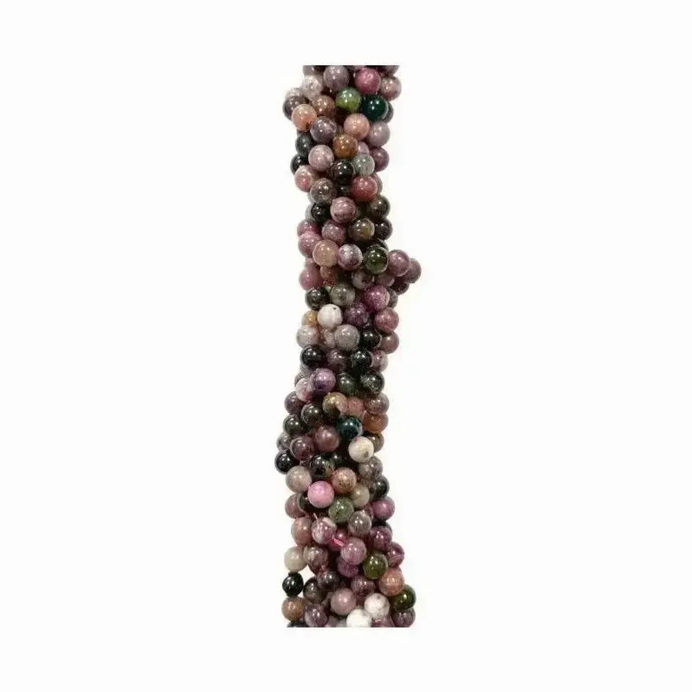 Jewelry - A grade multicolor Turmaline A 8mm pearls on string - ARABESK
