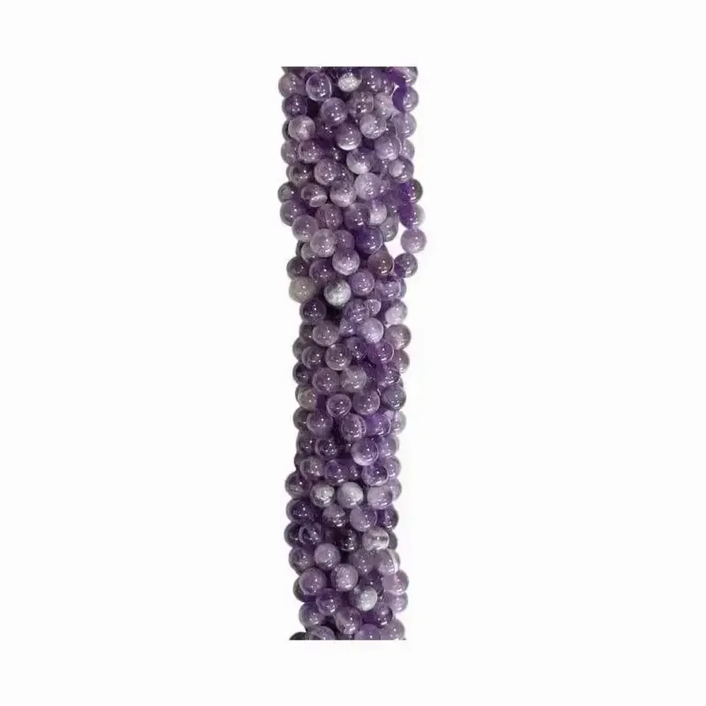 Bijoux - Améthyste rubanée A perles 7.5-8.5mm sur fil 40cm - ARABESK