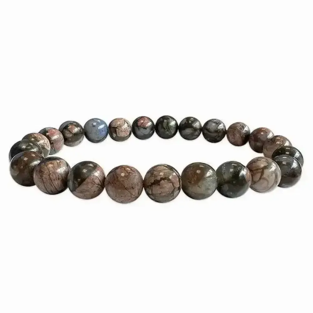 Bracelets - Bracelet Liberite Bleue A perles 8mm - ARABESK