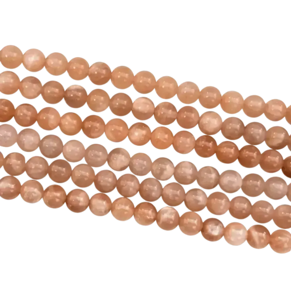 Bijoux - Pierre de Soleil perles 5.5-6.5mm sur fil 40cm - ARABESK