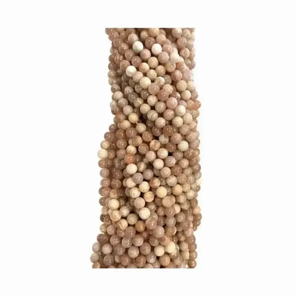 Bijoux - Pierre de Soleil perles 8mm sur fil 40cm - ARABESK