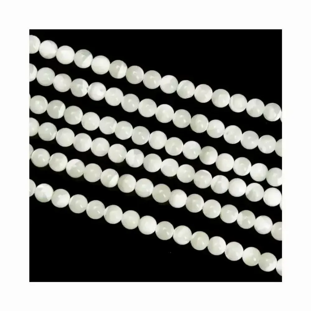 Bijoux - Nacre A perles 6mm sur fil 40cm - ARABESK