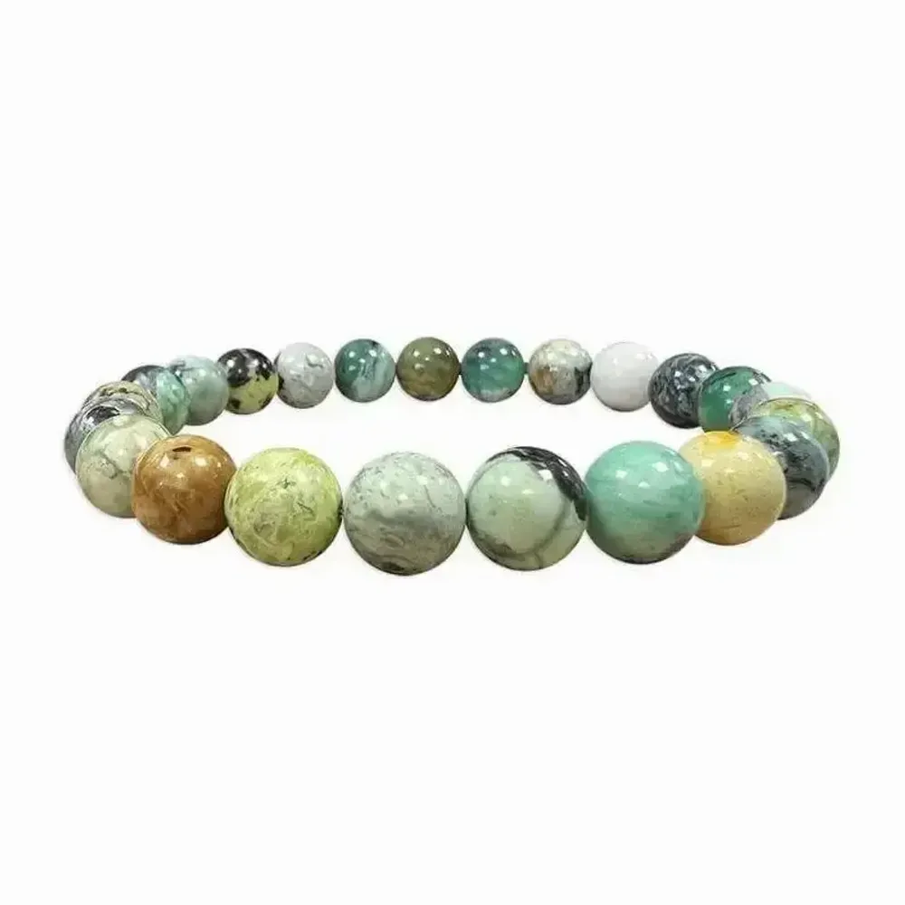 Bracelets - Variscite AA 8-9mm pearls Bracelet - ARABESK