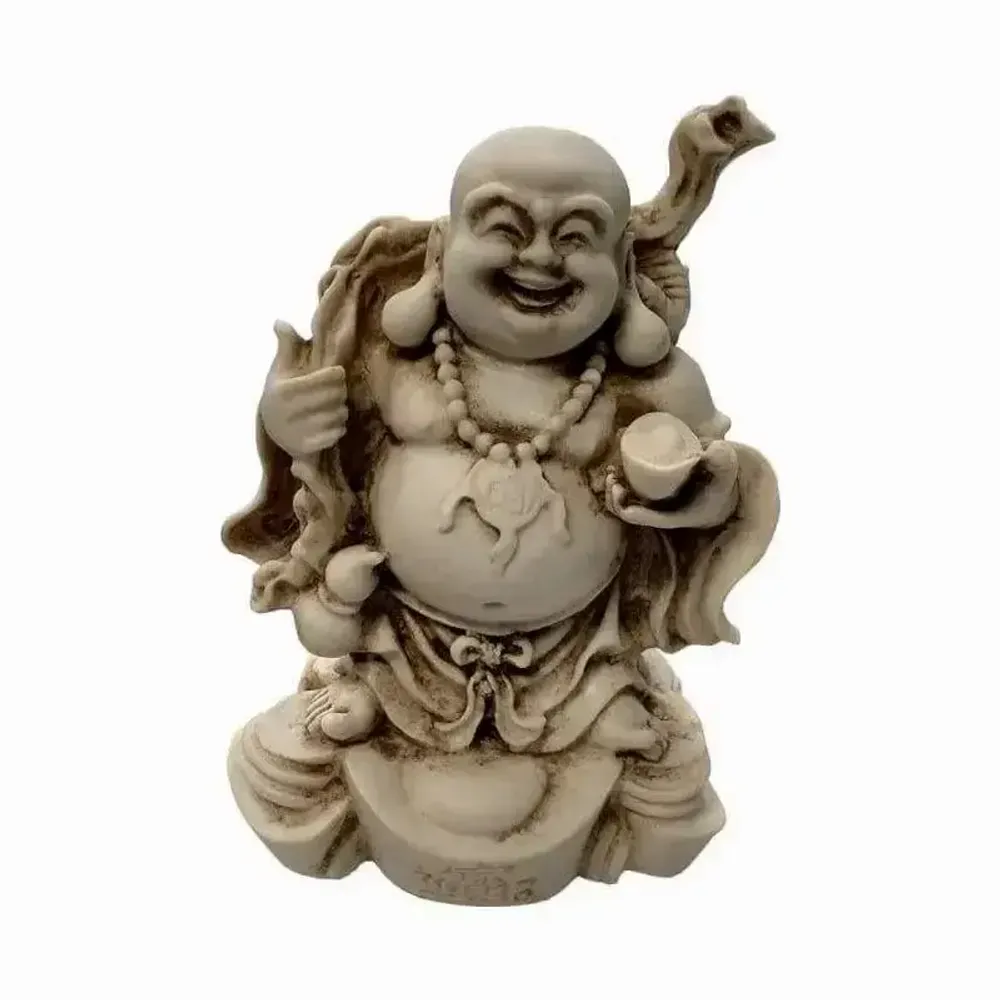 Objets de décoration - Bouddha du Bonheur en résine 12cm - ARABESK