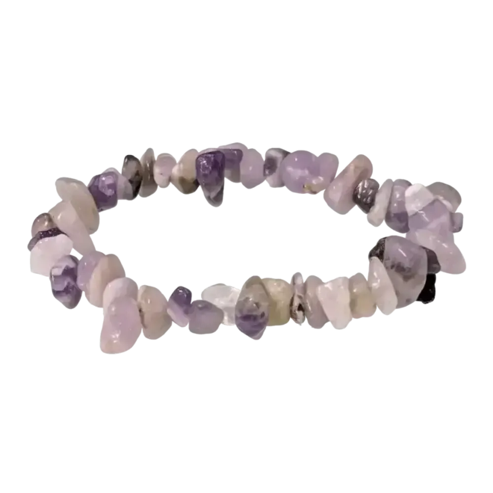 Bracelets - Tapered Amethyst A chips bracelet 18cm - ARABESK