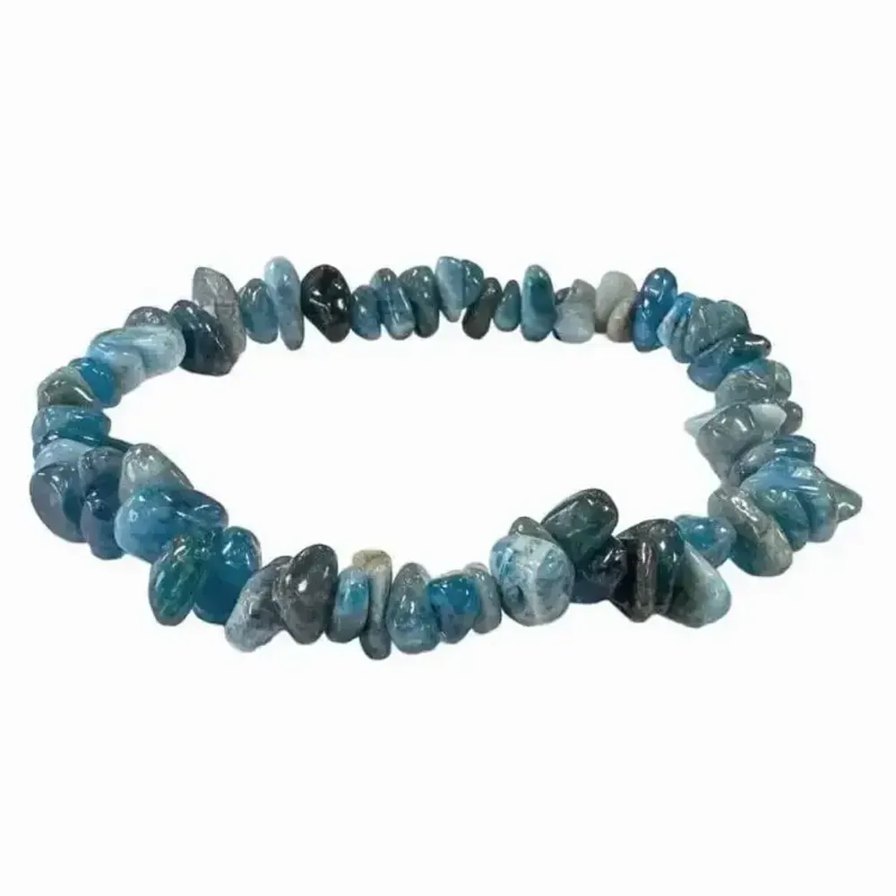 Bracelets - Blue Apatite A chipstone bracelet 18cm - ARABESK