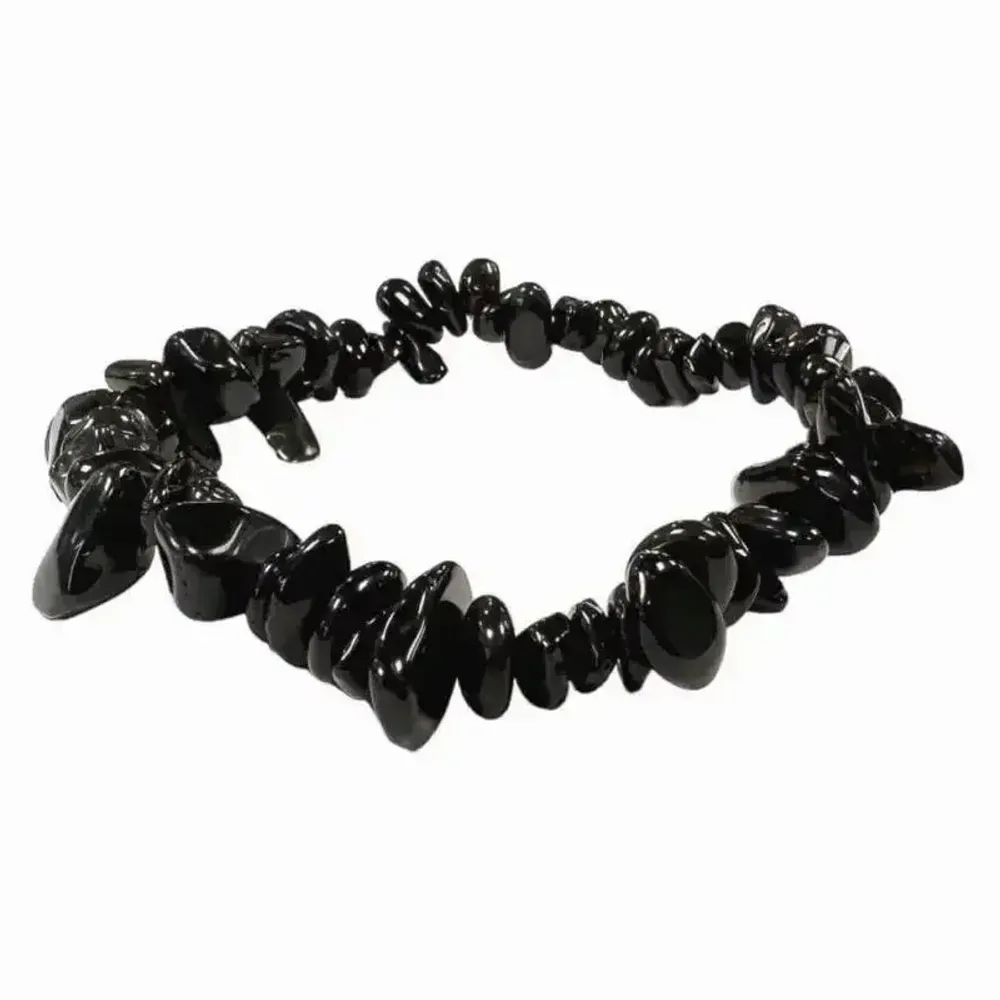 Bracelets - Black obsidian A chipstone bracelet 18cm - ARABESK