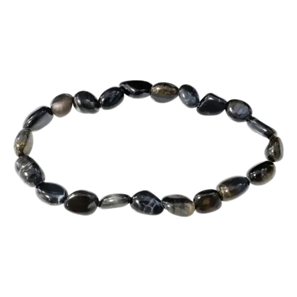 Bracelets - Falcon eye A tumbled stones bracelet - ARABESK