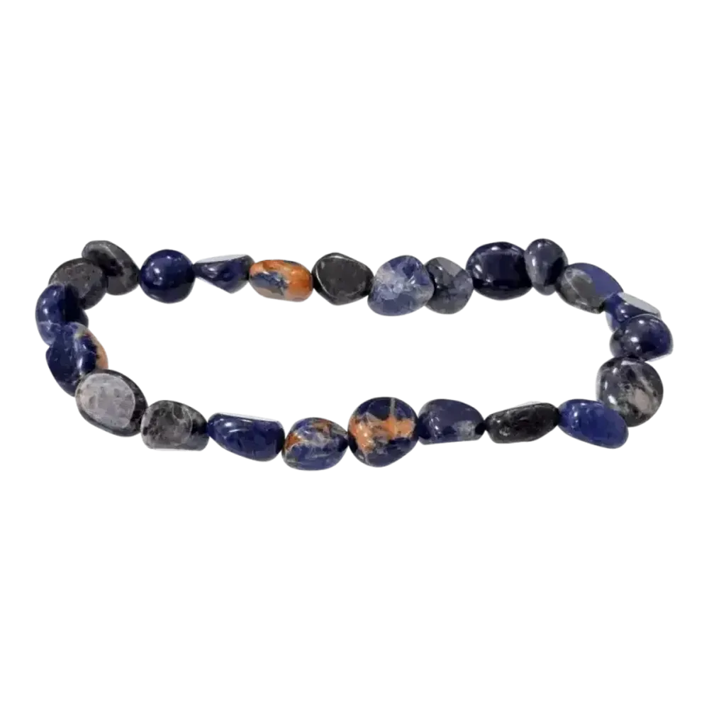 Bracelets - Sodalite A+ tumbled stone bracelet - ARABESK